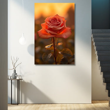 Tableau Fleur Rose